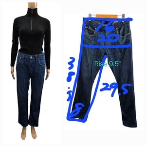 Unisex Love Moschino Mid-Rise Jeans Size 31